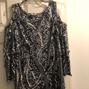Sequin beaded dress
